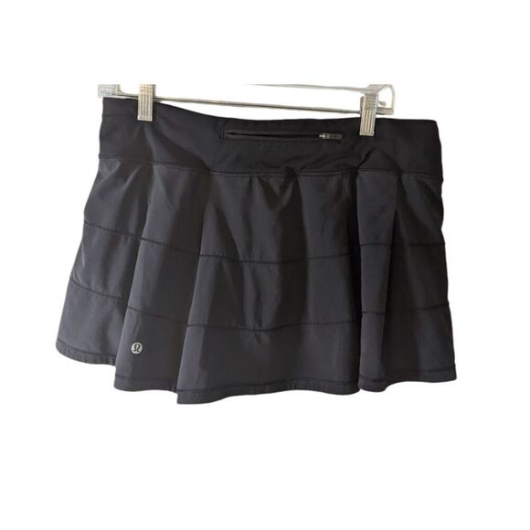 LULULEMON ATHLETICA Pace Rival Skirt In Black Size 10 - Picture 4 of 4